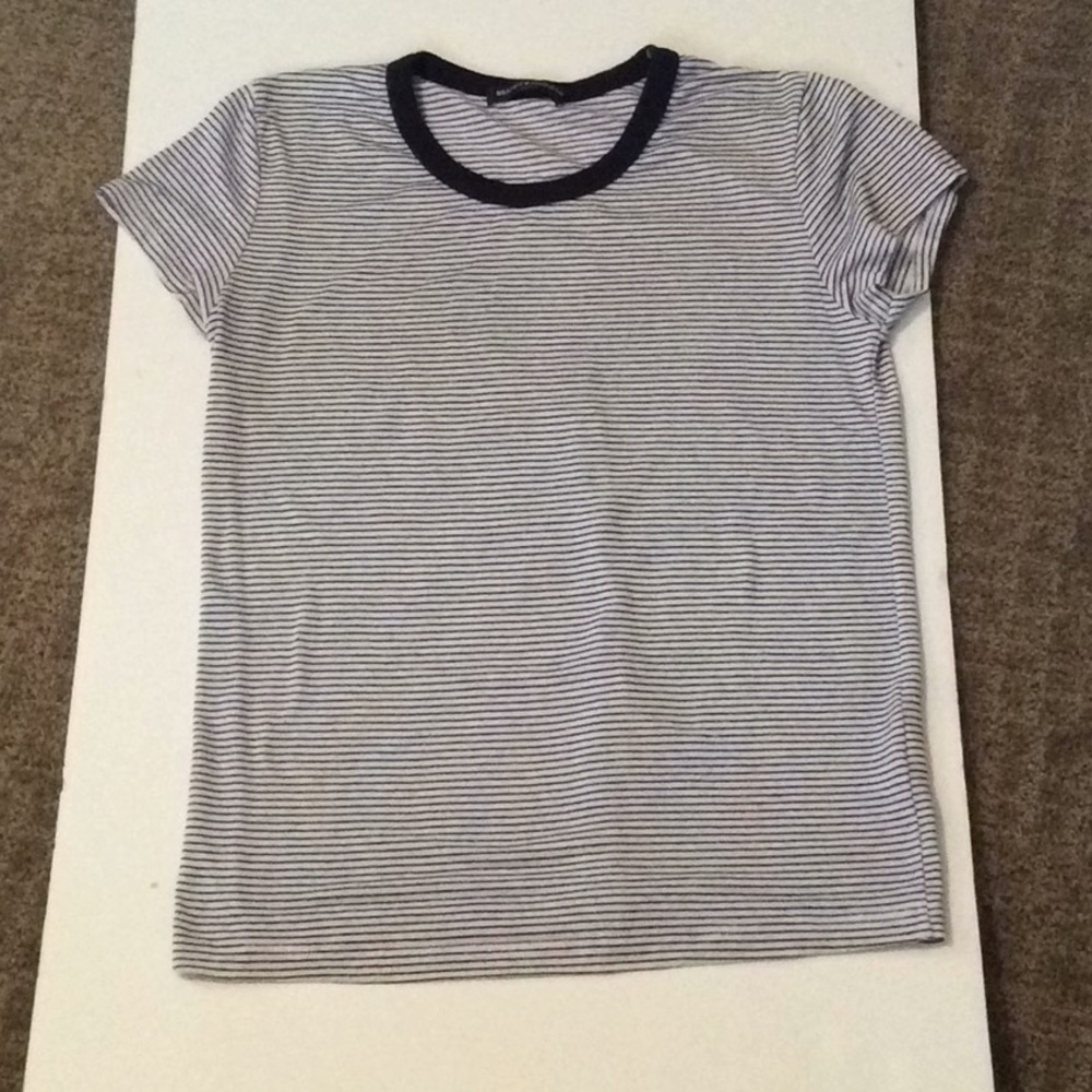 Black and white striped t-shirt